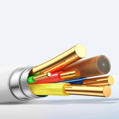 Kabel Joyroom S-A59 Vibrant Series 3A USB-A - USB-C 1,2m - biały