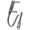 Kabel z podstawką AWEI CM-12C USB-C / USB-C czarny