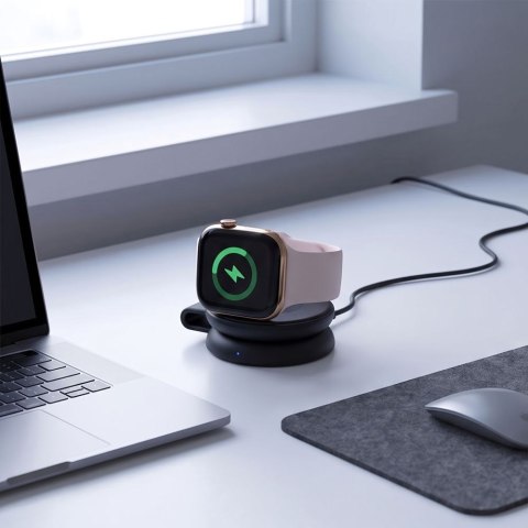Ładowarka Indukcyjna 2w1 Tech-Protect A55 Magnetyczna MagSafe 25W Qi2.2 Czarna