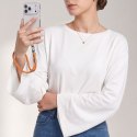 Smycz na Nadgarstek Tech-Protect C11S Rope Wrist Strap - Kosmiczny Pomaracz