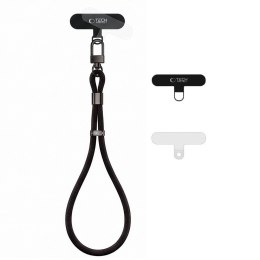 Smycz na Nadgarstek Tech-Protect C11S Rope Wrist Strap - Czarna Obsidian
