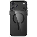 Etui Tech-Protect MagMat MagSafe CC iPhone 17 Pro / 18 Pro Czarne / Przezroczyste