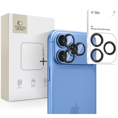 Osłona Aparatu Tech-Protect CamRing Fit+ do iPhone 18 Pro / 18 Pro Max - Czarna