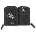 Uniwersalna smycz z portfelem Guess 4GMetal logo czarny