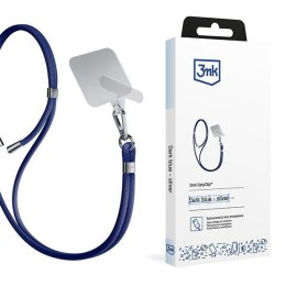 3MK Easy Clip Dark Blue (silver)smycz do telefonu