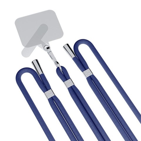 3MK Easy Clip Dark Blue (silver)smycz do telefonu