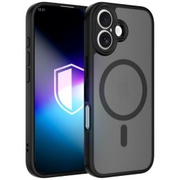 Etui 3MK Misty Mag Case do Apple i Phone 17 czarny