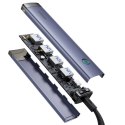 Hub USB-A/USB-C Baseus UltraJoy Series 4xUSB-A 3.0 1xUSB-C 5V - szary