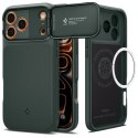 Etui magnetyczne z serii Spigen Optik Armor Mag Magsafe do iPhone 17 Pro Max - Abisyńska zieleń