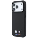 Etui BMW M Quadrille Kevlar Tricolor & Metal Logo Mag Safe do i Phone 18 Pro Max / 17 Pro Max czarny
