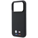 Etui BMW M Quadrille Kevlar Tricolor & Metal Logo Mag Safe do i Phone 18 Pro Max / 17 Pro Max czarny