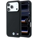 Etui BMW M Tire Track Metal Logo Mag Safe do i Phone 18 Pro / 17 Pro czarny