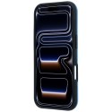 Etui BMW M Tire Track Metal Logo Mag Safe do i Phone 18 Pro / 17 Pro niebieski