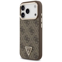 Etui Guess 4G Triangle Logo Mag Safe do i Phone 18 Pro / 17 Pro brązowy