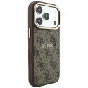 Etui Guess Embossed 4G Classic Mag Safe do i Phone 18 Pro / 17 Pro brązowy