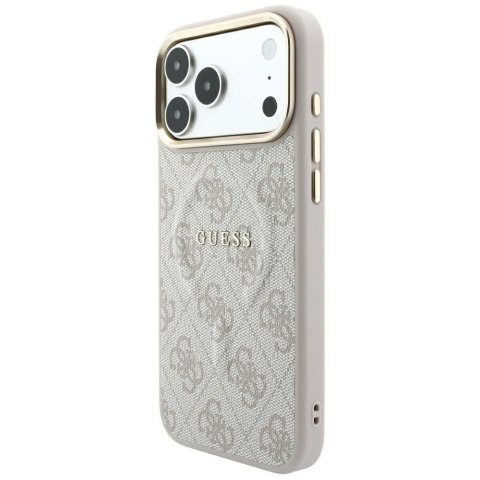 Etui Guess Embossed 4G Classic Mag Safe do i Phone 18 Pro / 17 Pro różowy