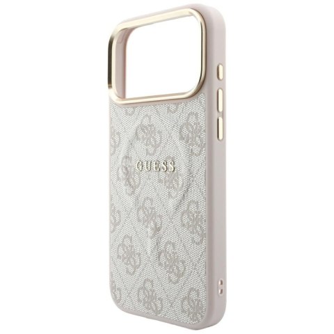 Etui Guess Embossed 4G Classic Mag Safe do i Phone 18 Pro Max / 17 Pro Max różowy