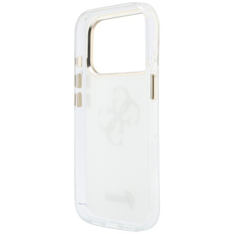 Etui Guess IML 4G Script Metal do i Phone 18 Pro Max / 17 Pro Max biały