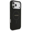 Etui Guess Saffiano Classic Logo Mag Safe do i Phone 18 Pro Max / 17 Pro Max czarny