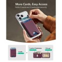 Esr Classic Rfid Magnetic Wallet Stand Magsafe Deep Burgundy