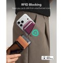 Esr Classic Rfid Magnetic Wallet Stand Magsafe Deep Burgundy