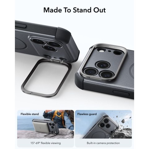 Esr Cyber Tough Kickstand Magsafe Iphone 17 Pro / 18 Pro Szary