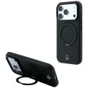 Etui Mercedes Leather with Ring Stand Mag Safe do i Phone 18 Pro Max / 17 Pro Max / 17 Pro Max czarny