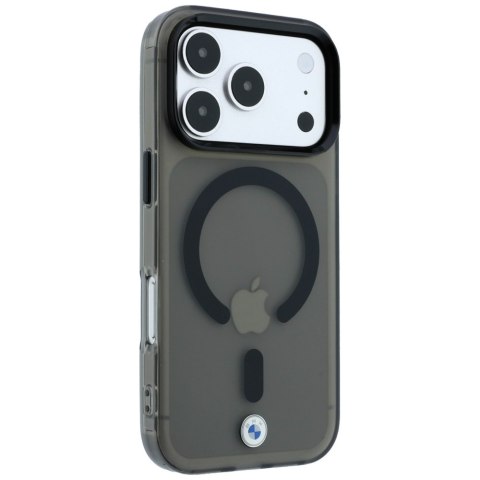 Etui BMW Sign Frosted IML & Metal L Logo Mag Safe do i Phone 18 Pro Max / 17 Pro Max czarny