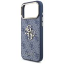 Etui Guess 4G Big 4G Classic Logo do i Phone 18 Pro Max / 17 Pro Max niebieski złoty