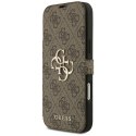 Etui Guess Book 4G Metal Logo do i Phone 18 Pro Max / 17 Pro Max brązowy