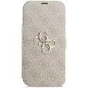 Etui Guess Book 4G Metal Logo do i Phone 18 Pro Max / 17 Pro Max różowy