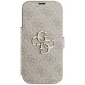 Etui Guess Book 4G Metal Logo do i Phone18 Pro / 17 Pro różowy