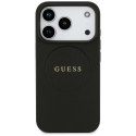 Etui Guess Grained Gold Ring Mag Safe do i Phone 18 Pro / 17 Pro czarny