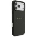 Etui Guess Grained Gold Ring Mag Safe do i Phone 18 Pro Max / 17 Pro Max czarny