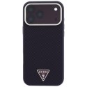 Etui Guess Kevlar Triangle Logo Mag Safe do i Phone 18 Pro / 17 Pro burgundowy