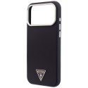 Etui Guess Kevlar Triangle Logo Mag Safe do i Phone 18 Pro / 17 Pro burgundowy