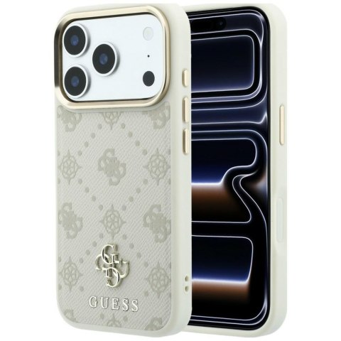 Etui Guess Peony 4G Small Logo Mag Safe do i Phone 18 Pro / 17 Pro beżowy