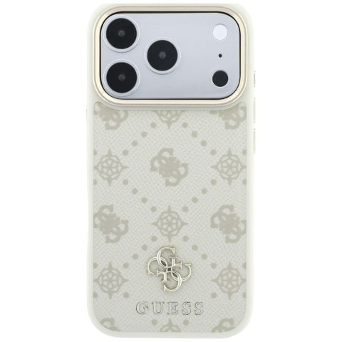 Etui Guess Peony 4G Small Logo Mag Safe do i Phone 18 Pro / 17 Pro beżowy