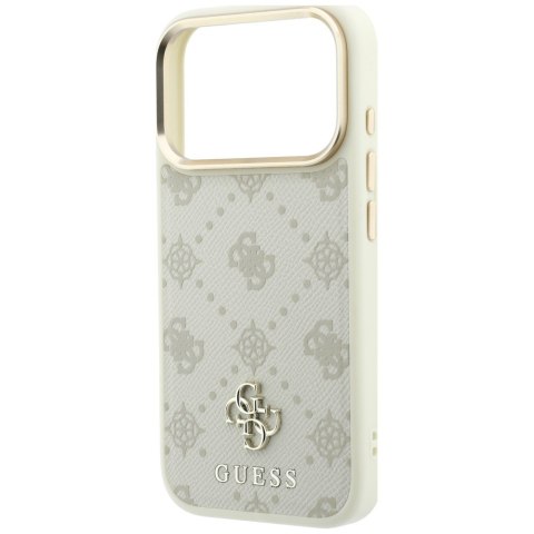 Etui Guess Peony 4G Small Logo Mag Safe do i Phone 18 Pro / 17 Pro beżowy