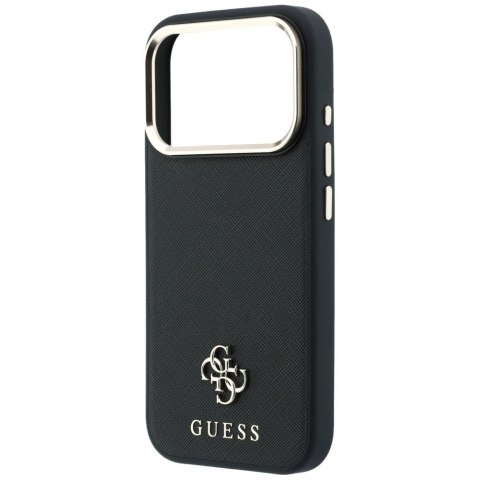 Etui Guess Saffiano Small 4G & Classic Logo Mag Safe do i Phone 18 Pro Max / 17 Pro Max czarny