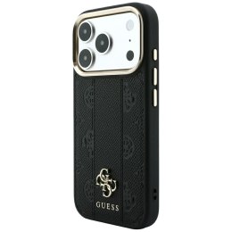 Etui Guess Stripe Peony 4G Logo Mag Safe do i Phone 18 Pro Max / 17 Pro Max czarny
