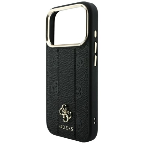 Etui Guess Stripe Peony 4G Logo Mag Safe do i Phone 18 Pro Max / 17 Pro Max czarny