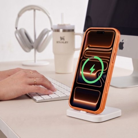 Tech-Protect MagPrime MagSafe CC iPhone 17 Pro Max / 18 Pro Max matowy kosmiczny pomarańczowy