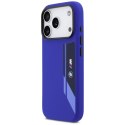 Etui BMW M Silicon Vertical Logo Mag Safe do i Phone 17 Pro granatowy