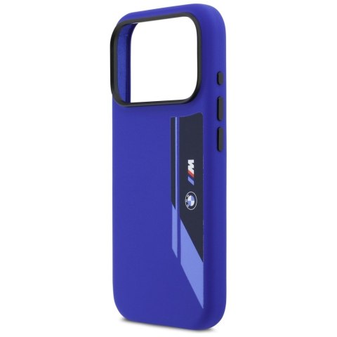 Etui BMW M Silicon Vertical Logo Mag Safe do i Phone 17 Pro granatowy