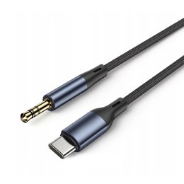 Kabel Wozinsky WAK-CJ USB-C do mini jack 3.5 mm adapter DAC 1 m - szary