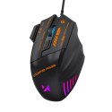 Mysz przewodowa Wozinsky WMGK-1179W gamingowa optyczna 7200 DPI z podświetleniem - czarna