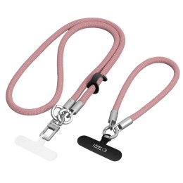 Tech-Protect C10S Rope Crossbody & Wrist brudny róż/tytanowy