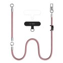 Tech-Protect C10S Rope Crossbody & Wrist brudny róż/tytanowy