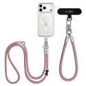 Tech-Protect C10S Rope Crossbody & Wrist brudny róż/tytanowy